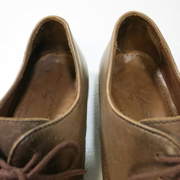 Massimo Matteo Cap Toe Leather Dress Oxfords Men\'s Footwear Shoes Size 10.5 M main image 4